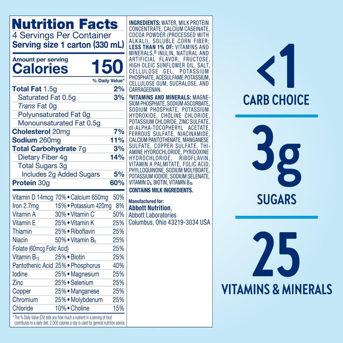 Glucerna Protein Smart Nutrition Shake to Support Blood Sugar Management